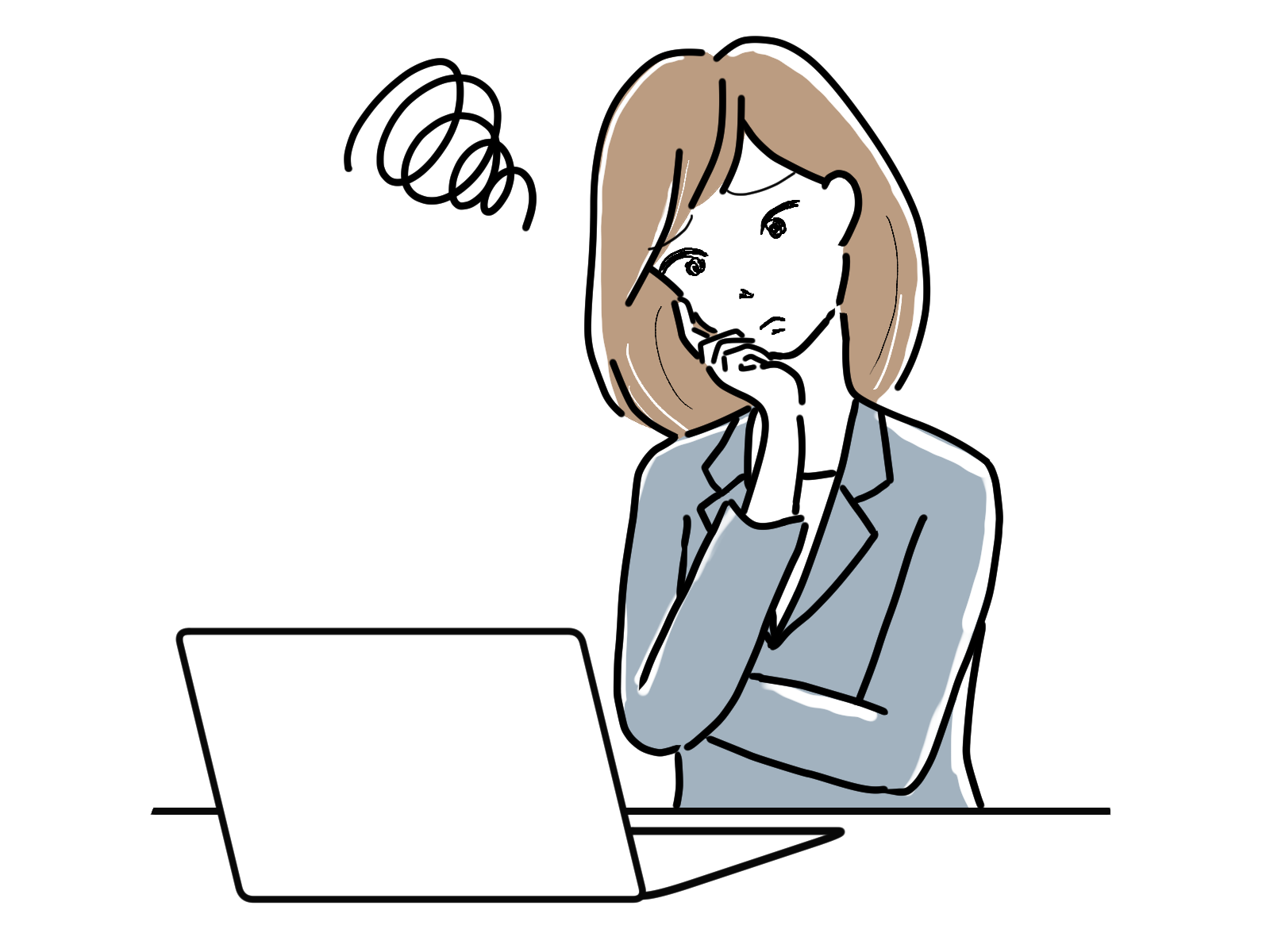 悩む女性