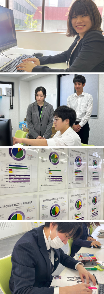 社員全員が高い志を持ち、新しいことにチャレンジしていく。